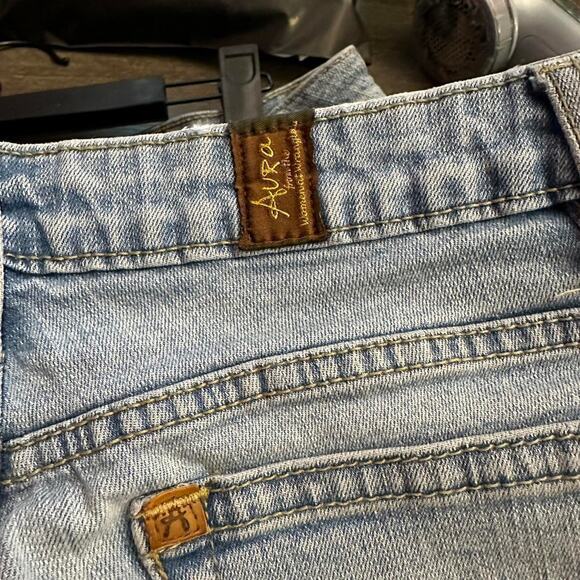 Wrangler Aura Y2K Denim Shorts - Picture 4 of 4